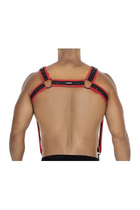 Schwarz/roter Brust-Harness 05 von Cut4Men kaufen | Fesselliebe