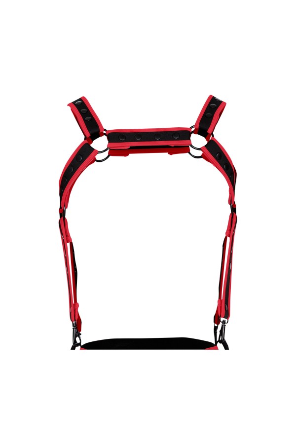 Schwarz/roter Brust-Harness 05 von Cut4Men kaufen | Fesselliebe