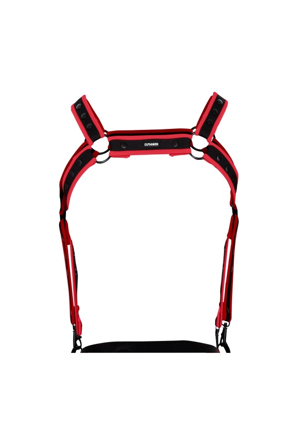 Schwarz/roter Brust-Harness 05 von Cut4Men kaufen | Fesselliebe