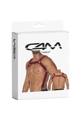 Schwarz/roter Brust-Harness 05 von Cut4Men kaufen | Fesselliebe