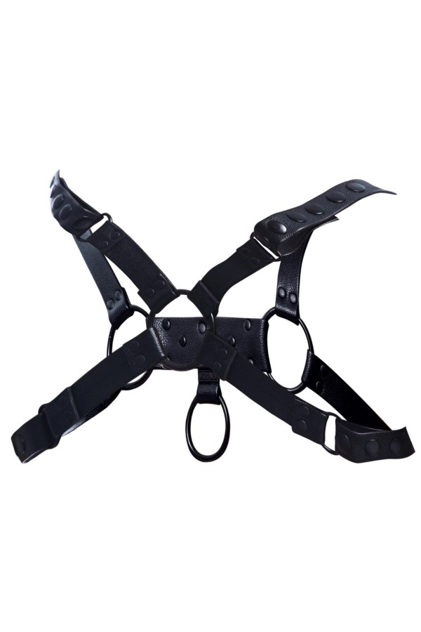 Schwarzer Brust-Harness 01 von Cut4Men kaufen | Fesselliebe