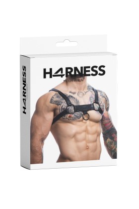 Schwarzer Brust-Harness 01 von Cut4Men kaufen | Fesselliebe
