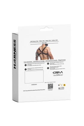 Schwarzer Brust-Harness 01 von Cut4Men kaufen | Fesselliebe