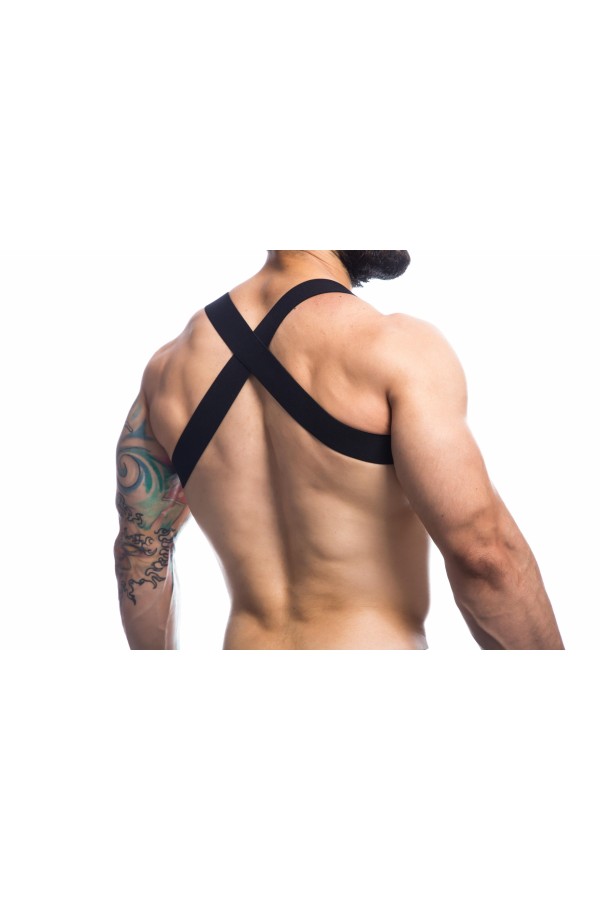 Schwarzer Brust-Harness 02 by Cut4Men kaufen | Fesselliebe