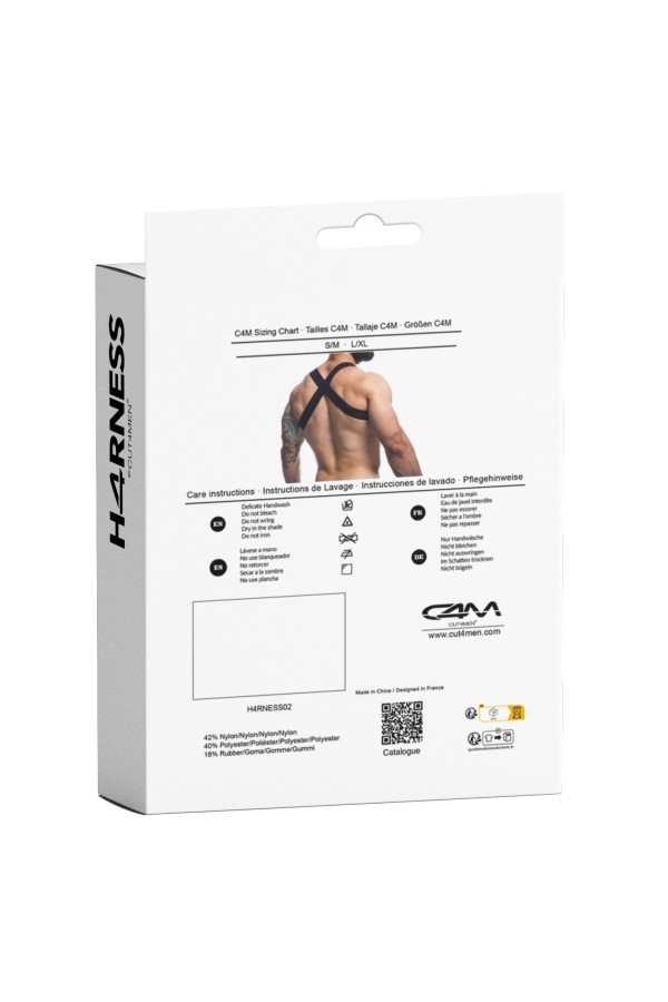 Schwarzer Brust-Harness 02 by Cut4Men kaufen | Fesselliebe