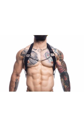 Schwarzer Brust-Harness 03 by Cut4Men kaufen | Fesselliebe