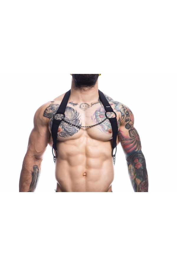 Schwarzer Brust-Harness 03 by Cut4Men kaufen | Fesselliebe