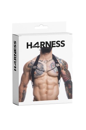 Schwarzer Brust-Harness 03 by Cut4Men kaufen | Fesselliebe
