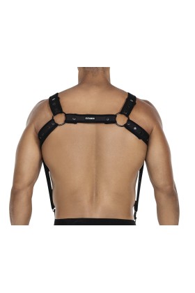 Schwarzer Brust-Harness 05 von Cut4Men kaufen | Fesselliebe
