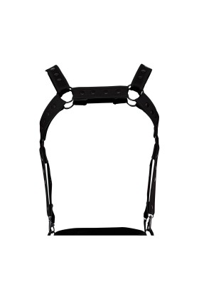 Schwarzer Brust-Harness 05 von Cut4Men kaufen | Fesselliebe