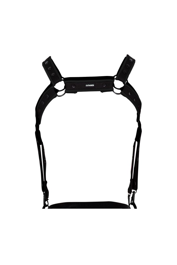 Schwarzer Brust-Harness 05 von Cut4Men kaufen | Fesselliebe