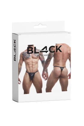 Schwarzer Wetlook Boost String BL4CK06 von Cut4Men kaufen | Fesselliebe