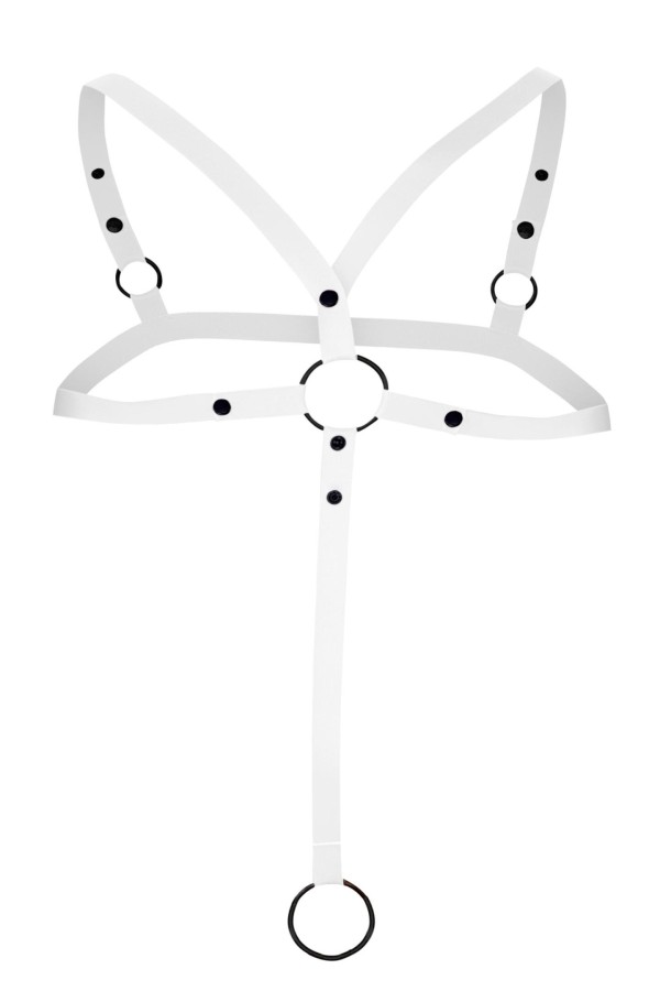 Weißer Body-Harness 04 by Cut4Men kaufen | Fesselliebe
