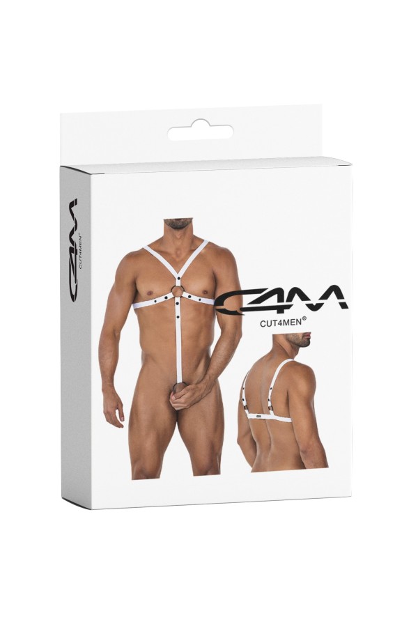 Weißer Body-Harness 04 by Cut4Men kaufen | Fesselliebe