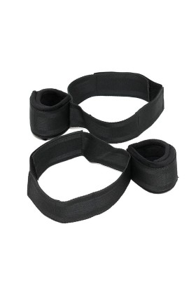 Manschettenset für Handgelenk und Oberschenkel, verstellbar von Bondage Play kaufen | Fesselliebe