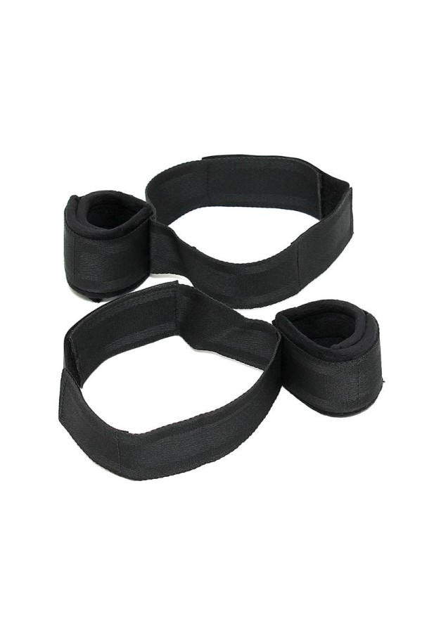 Manschettenset für Handgelenk und Oberschenkel, verstellbar von Bondage Play kaufen | Fesselliebe