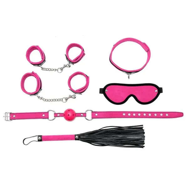 Rimba Komplettes Fesselset 6-teilig Rosa von Bondage Play kaufen | Fesselliebe