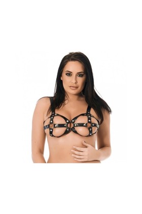 Verstellbarer BH aus Leder von Bondage Play kaufen | Fesselliebe