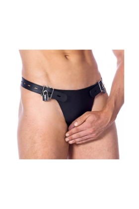 Keuschheitsgürtel mit Vorhängeschlössern von Bondage Play kaufen | Fesselliebe