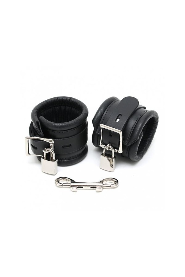 Handfesseln LUX 7 cm mit Vorhängeschlössern von Bondage Play kaufen | Fesselliebe