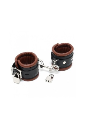 Handfesseln LUX 7 cm mit Vorhängeschlössern von Bondage Play kaufen | Fesselliebe