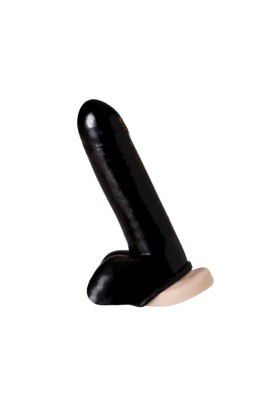 Rimba Látex Play Penis- und Hodenhülle Schwarz von Latex Play kaufen | Fesselliebe