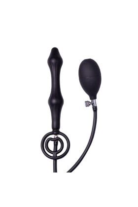 Aufblasbarer Analplug mit doppeltem Ballon und Pumpe von Latex Play kaufen | Fesselliebe