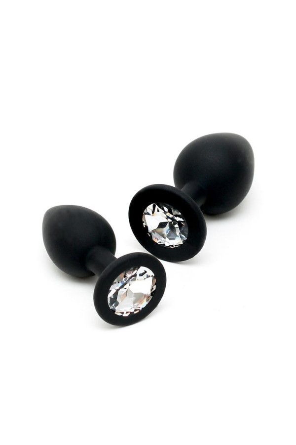 Doppeltes Butt-Plug-Set von Latex Play kaufen | Fesselliebe