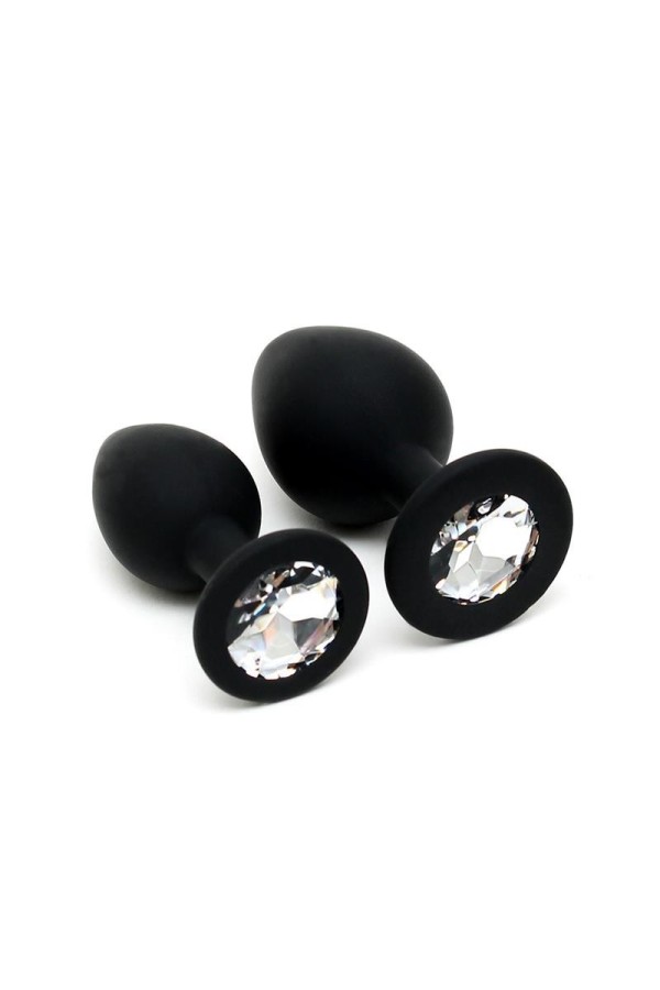 Doppeltes Butt-Plug-Set von Latex Play kaufen | Fesselliebe