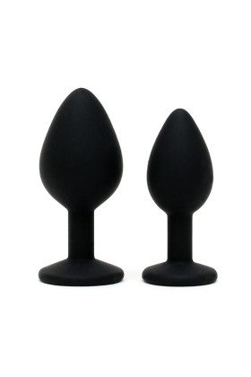 Doppeltes Butt-Plug-Set von Latex Play kaufen | Fesselliebe