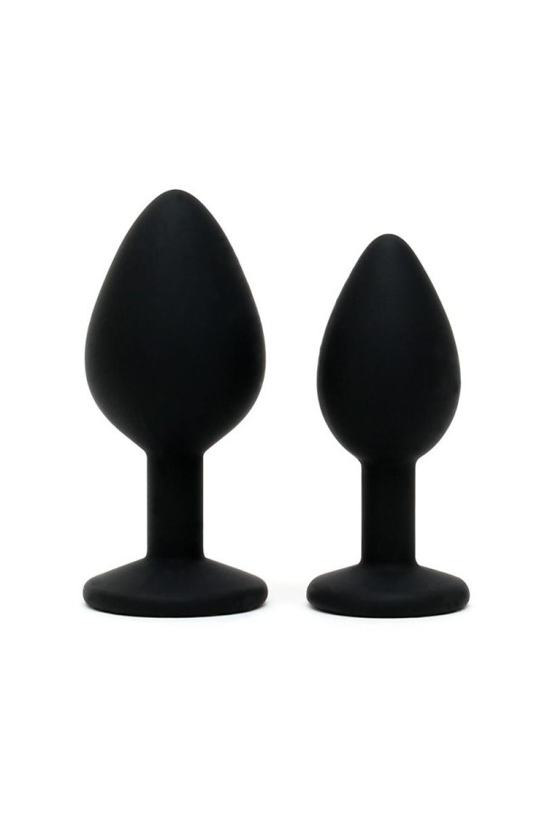 Doppeltes Butt-Plug-Set von Latex Play kaufen | Fesselliebe