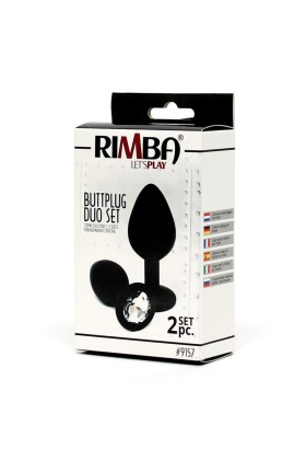 Doppeltes Butt-Plug-Set von Latex Play kaufen | Fesselliebe