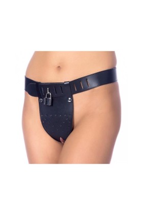 Leder-Keuschheitstiefel mit Vorhängeschlössern von Bondage Play kaufen | Fesselliebe