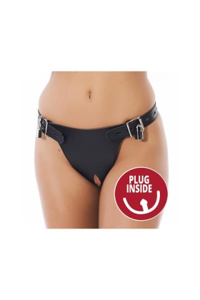 Keuschheitsslip mit Anal-Plug von Bondage Play kaufen | Fesselliebe