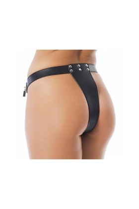 Leder Keuschheit Slip anpassbar von Bondage Play kaufen | Fesselliebe