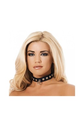 Lederhalsband mit Nieten von Bondage Play kaufen | Fesselliebe