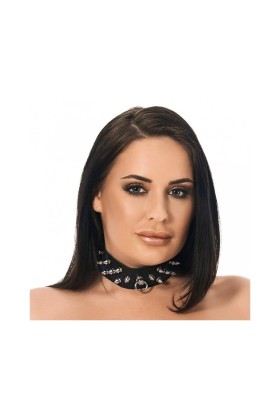 Lederhalsband mit Spikes von Bondage Play kaufen | Fesselliebe