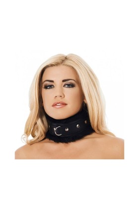 Halsband LUX mit Kunstfell von Bondage Play kaufen | Fesselliebe