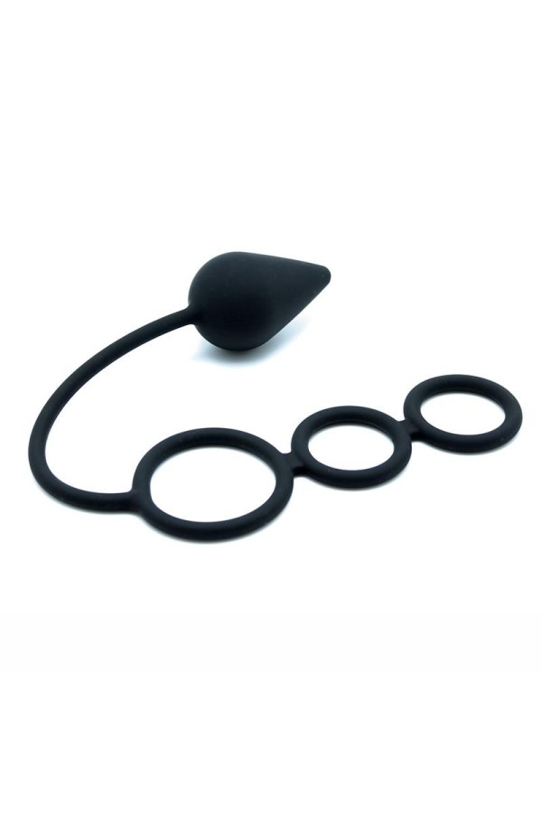 Anal Lock Schwarz von Latex Play kaufen | Fesselliebe