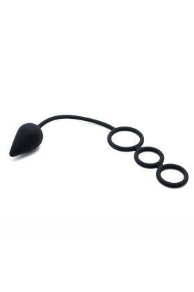 Anal Lock Schwarz von Latex Play kaufen | Fesselliebe