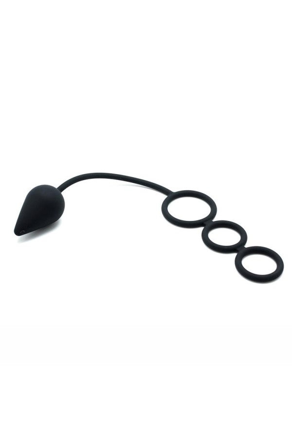 Anal Lock Schwarz von Latex Play kaufen | Fesselliebe