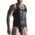 ♥ Muscle-Shirt Tsh003 Schwarz von Regnes Fetish Planet ♥