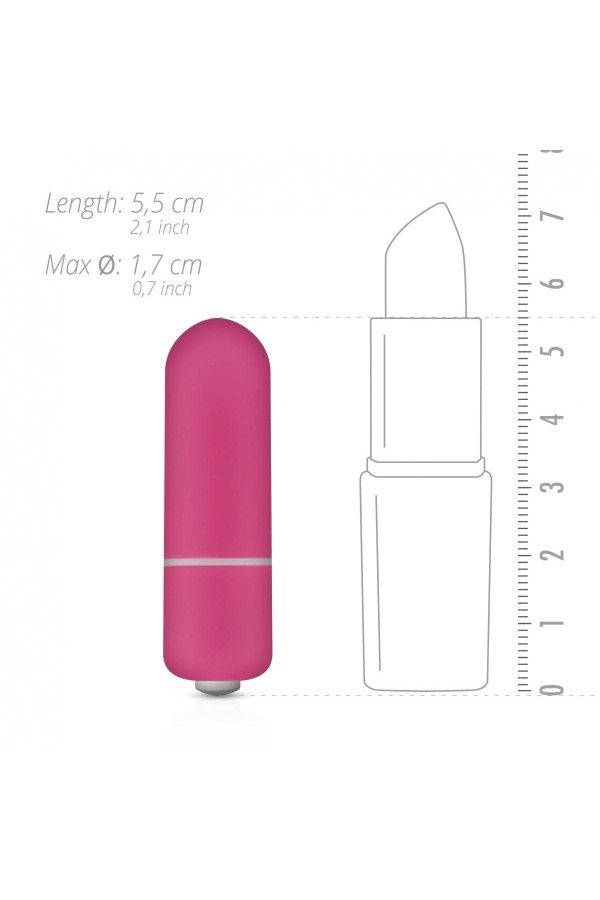 Bullet-Vibrator mit 10 Geschwindigkeiten - Rosa