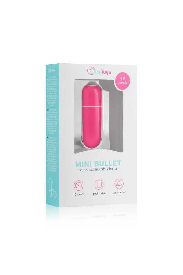 Bullet-Vibrator mit 10 Geschwindigkeiten - Rosa