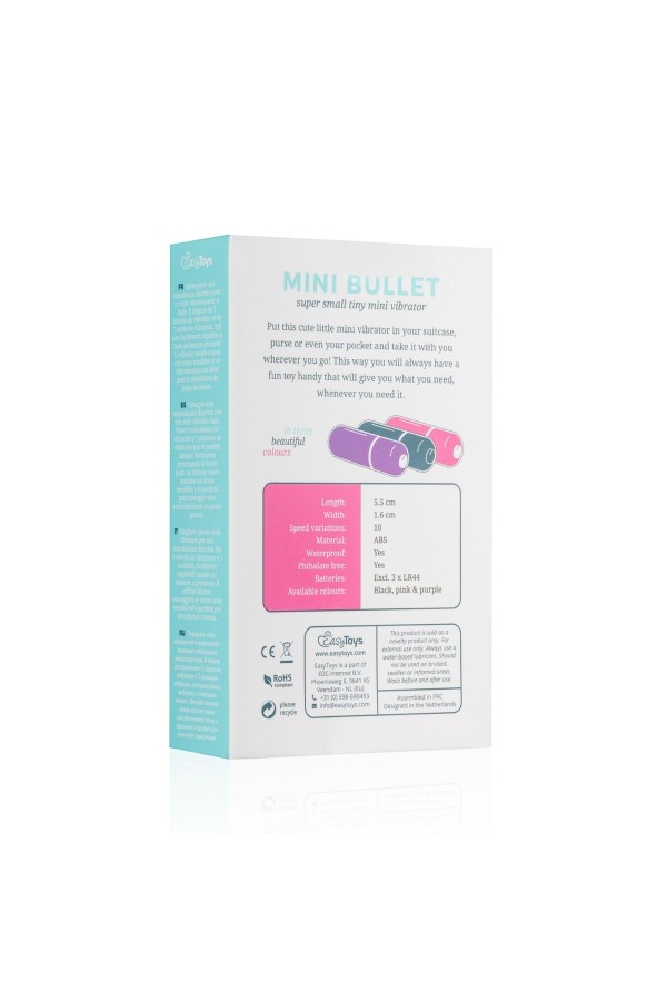 Bullet-Vibrator mit 10 Geschwindigkeiten - Rosa