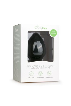 Geschmeidiger Buttplug aus Silikon - Medium