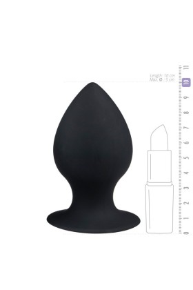 Geschmeidiger Buttplug aus Silikon - Medium