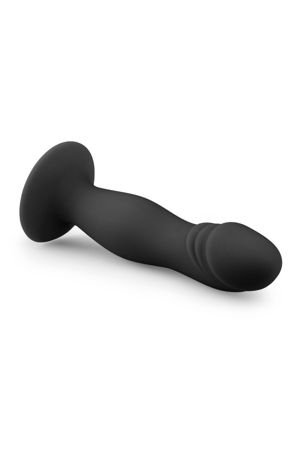 Schwarzer Saugnapfdildo aus Silikon