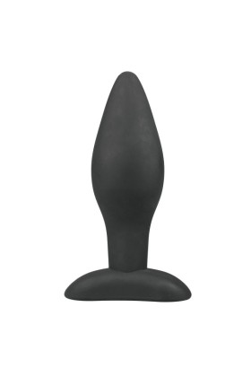 Großer schwarzer Silikon-Analplug
