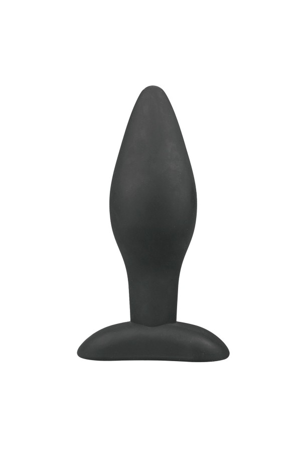 Großer schwarzer Silikon-Analplug